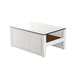 Mesa de centro com vidro Caribe
