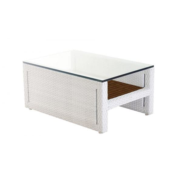 Mesa de centro com vidro Caribe