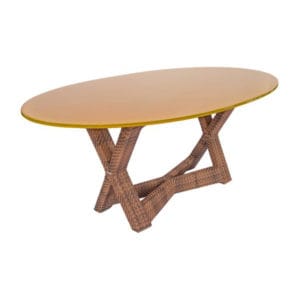 Mesa de Jantar Oval Riviera