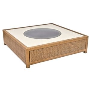 Mesa de Centro Atenas Quad com Giro Embutido