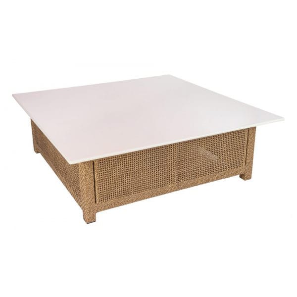 Mesa de Centro Atenas Quad com Pedra