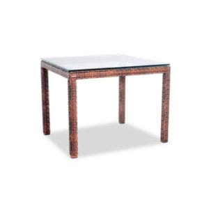 Mesa de Jantar Quadrada de Vidro Atenas