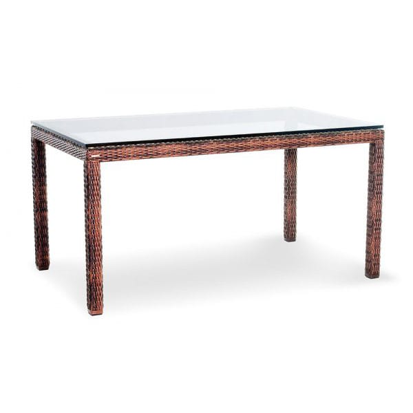Mesa de Jantar Retangular de Vidro Atenas