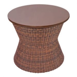 Mesa Lateral Cone com Vidro Colorido Breezes