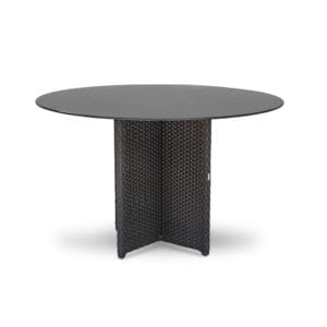 Mesa de Jantar Redonda de Vidro Tie