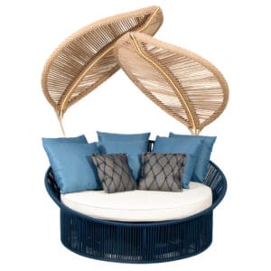 Chaise Casal Redonda Jacarta Restilizada
